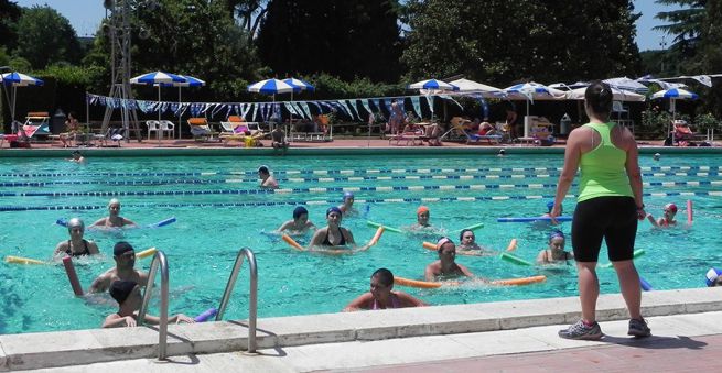 Scorcio piscine pubbliche a Roma