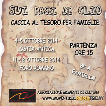 Sui passi di Clio al Foro Romano, un appuntamento per tutte le famiglie!