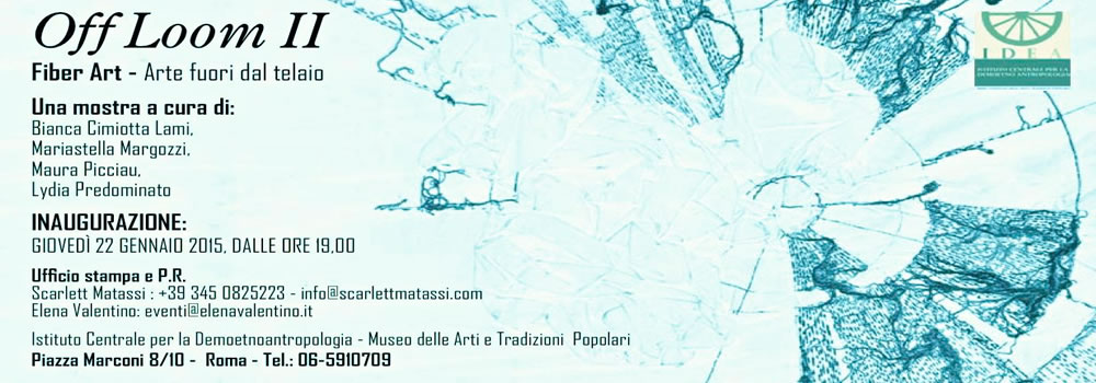 Off Loom: l’arte fuori dal Telaio torna a Roma