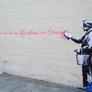 Banksy a Roma, la street art nei musei